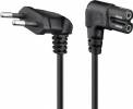 Goobay Euro male - IEC C7 female Cable 1m Black (97346) Goobay Euro male - IEC C7 female Cable 1m Black (97346)